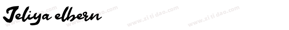 Jeliya elbern字体转换